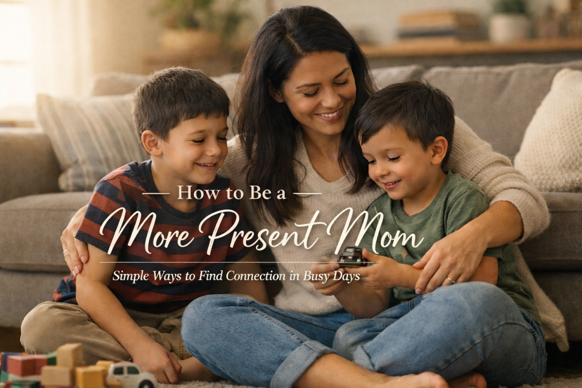 How to Be a More Present Mom (Even When You’re Busy)