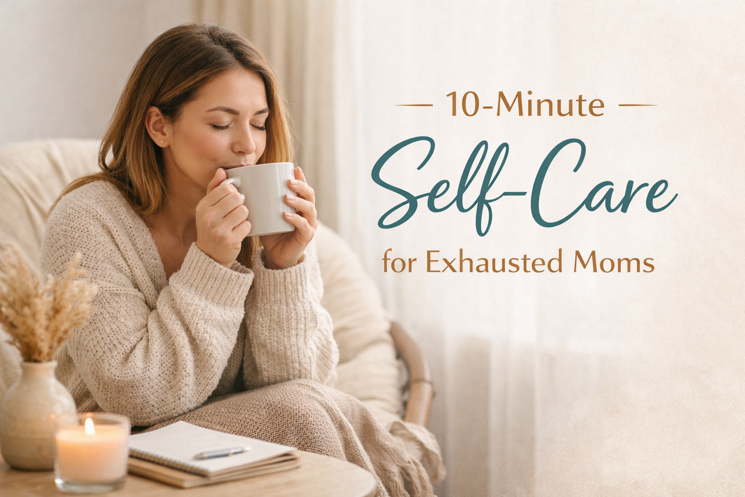 10 Minute Self Care Ideas for Exhausted Moms